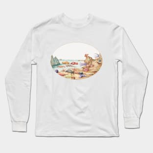 Sea Cucumbers, Sea Urchins, Starfish, Sea Nettle, Sea Hare and Other Marine Life (1575–1580) Long Sleeve T-Shirt